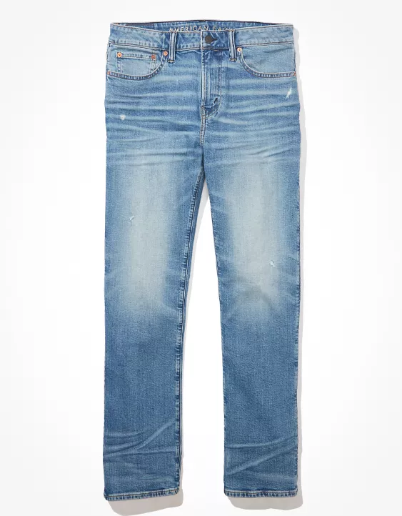 AE AirFlex+ Distressed Relaxed Straight Jean - Image 3