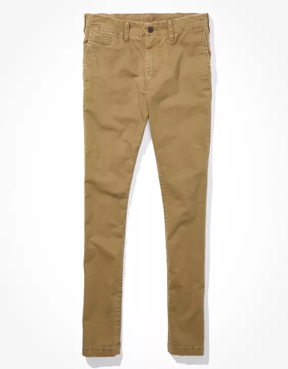 AE Flex Skinny Lived-In Khaki Pant - Image 3