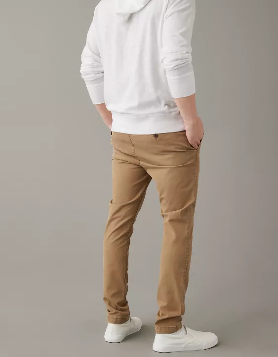 AE Flex Skinny Lived-In Khaki Pant - Image 2