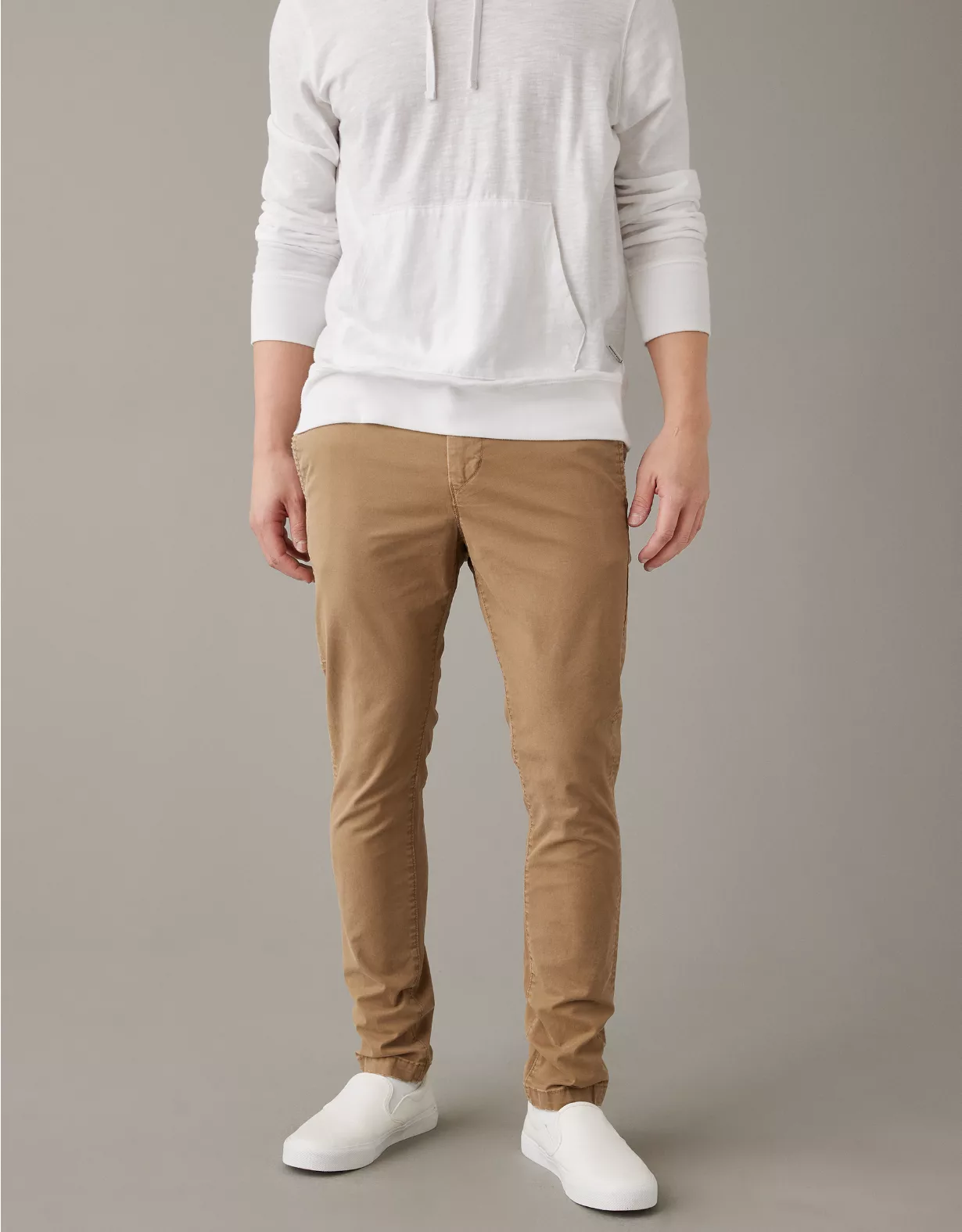 AE Flex Skinny Lived-In Khaki Pant