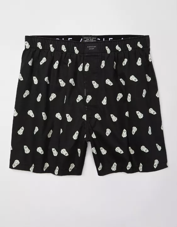 AEO Glow-In-The-Dark Ghosts Stretch Boxer Short - Image 3