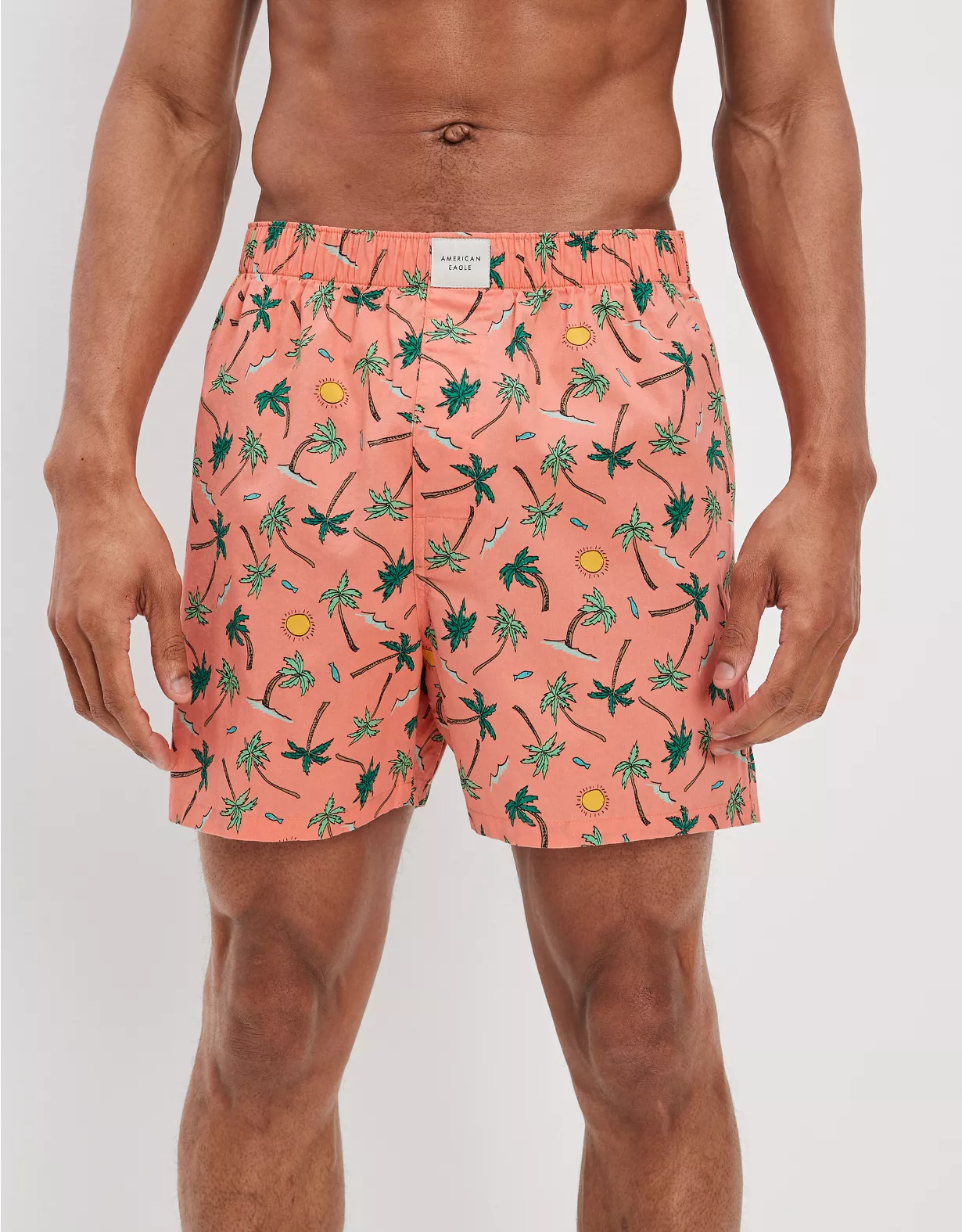 AEO Sunny Palms Stretch Boxer Short