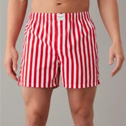 AEO Christmas Stripes Stretch Boxer Short