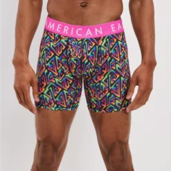 AEO Rainbow Maze 6" Flex Boxer Brief