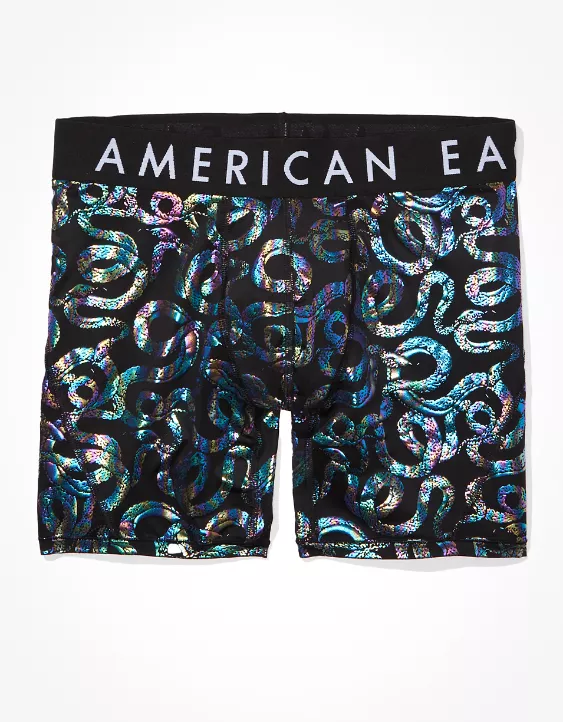 AEO Silver Snakes 6" Flex Boxer Brief - Image 3