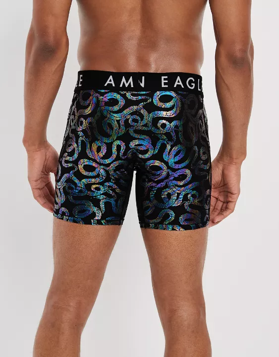 AEO Silver Snakes 6" Flex Boxer Brief - Image 2