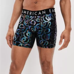 AEO Silver Snakes 6" Flex Boxer Brief
