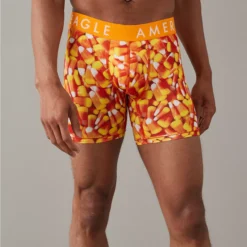 AEO Candy Corn 6" Flex Boxer Brief