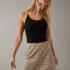 AE Plaid It Knit Skort