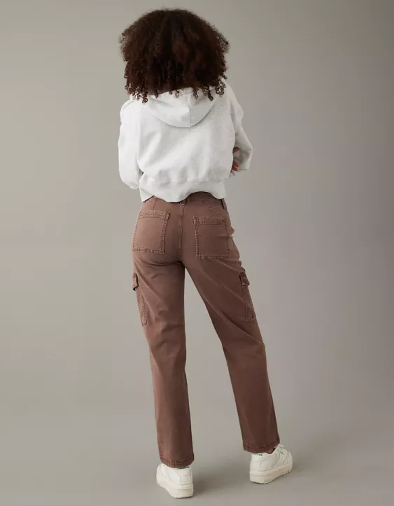 AE Stretch Curvy Cargo Straight Pant - Image 2