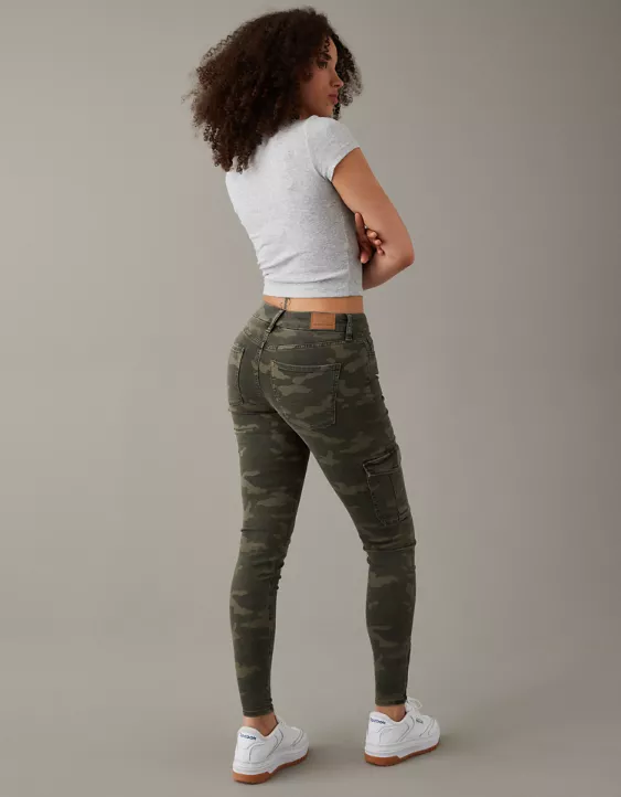 AE Next Level Curvy High-Waisted Cargo Jegging - Image 2