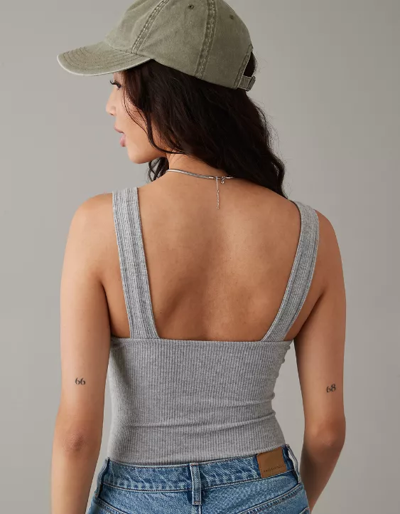 AE Square Neck Plush Bodysuit - Image 2