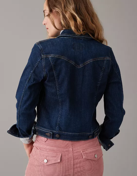 AE Super Shrunken Denim Jacket - Image 3