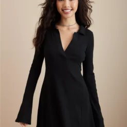 AE Collared Knit Mini Dress