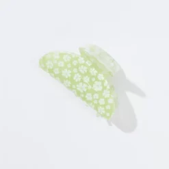 AEO Green Flower Claw Clip