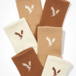 AE Logo Boyfriend Socks 3-Pack