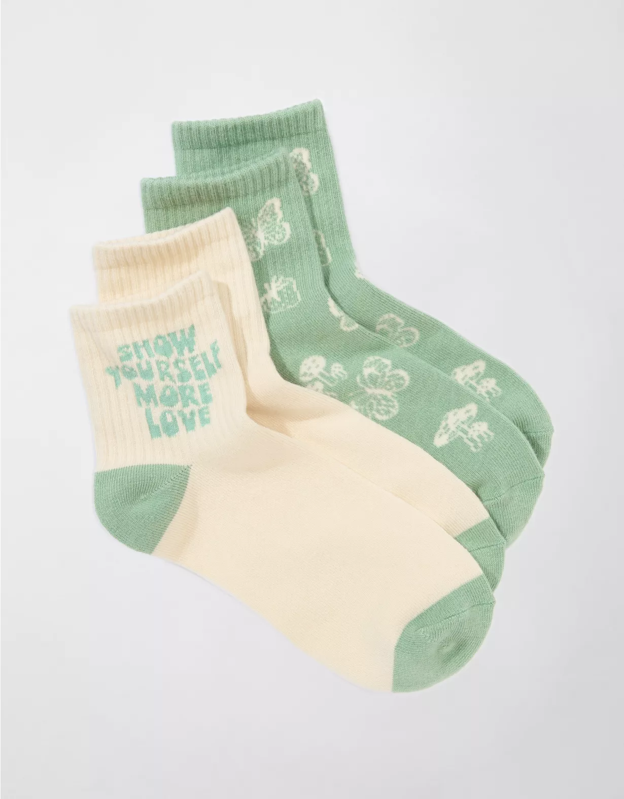 AE Butterfly + Self Love Boyfriend Sock 2-Pack - Image 2