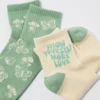 AE Butterfly + Self Love Boyfriend Sock 2-Pack