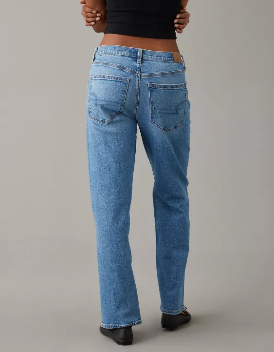 AE Strigid Low-Rise Baggy Straight Jean - Image 2