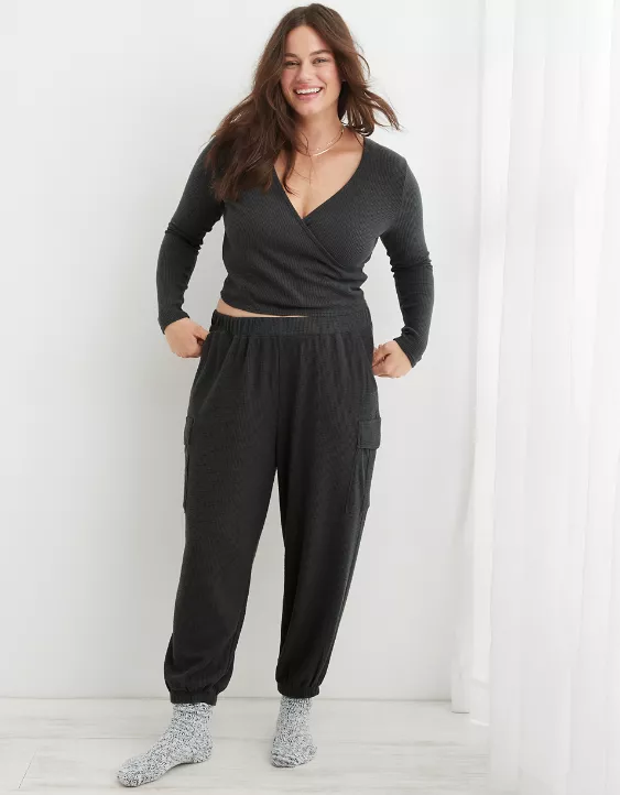 Aerie Traveler Waffle Cargo Jogger - Image 3