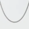 West Coast Jewelry Polished Stainless Steel Box Chain Necklace