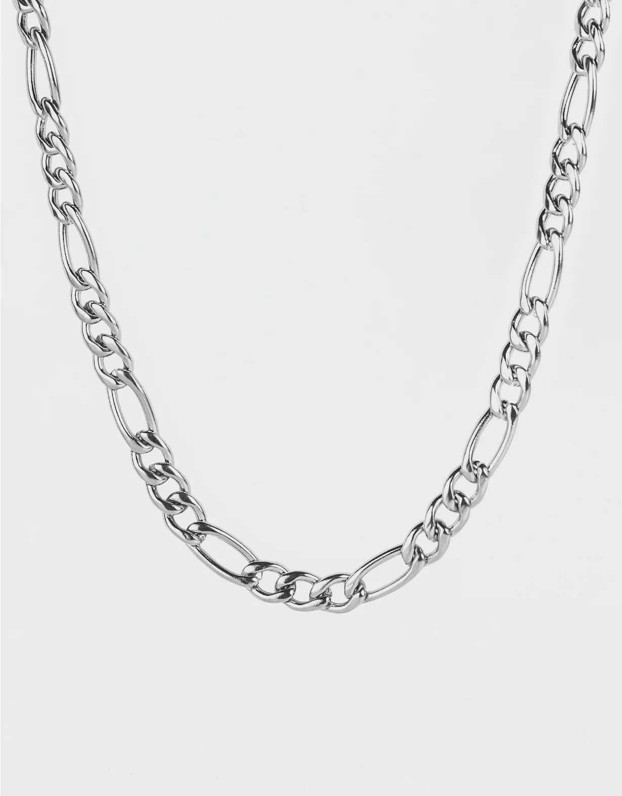 West Coast Jewelry Stainless Steel Figaro Chain Necklace
