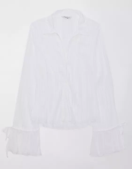 AE Mesh Ruffled Shirt - Image 3
