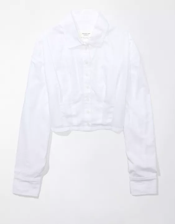 AE Corset Button-Up Shirt - Image 3