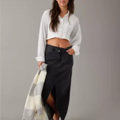 AE Corset Button-Up Shirt