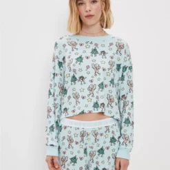 AE Festive Plush PJ Set