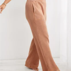 Aerie Straight Leg Waffle Pant