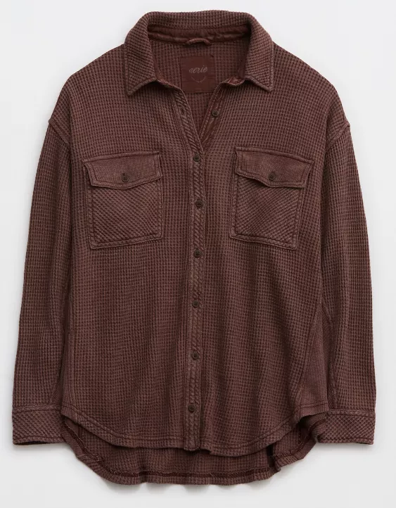 Aerie LumberJane Waffle Shirt - Image 3
