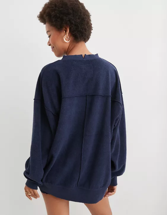 Aerie The Chill Cozy Crew Sweatshirt - Image 2