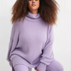 Aerie Buttercream Turtleneck Sweater