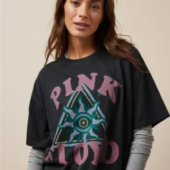 AE Oversized Pink Floyd Graphic Tee