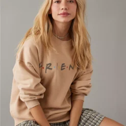 AE Oversized Friends Graphic Sweatshirt