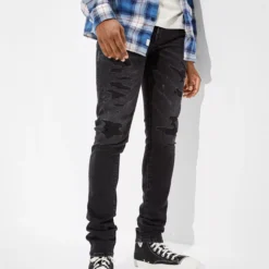 AE AirFlex+ Patched Stacked Skinny Jean