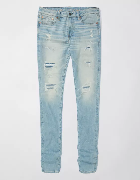 AE AirFlex+ Temp Tech Patched Stacked Jean - Image 3
