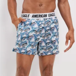 AEO Palm Trees Ultra Soft Pocket Boxer Short