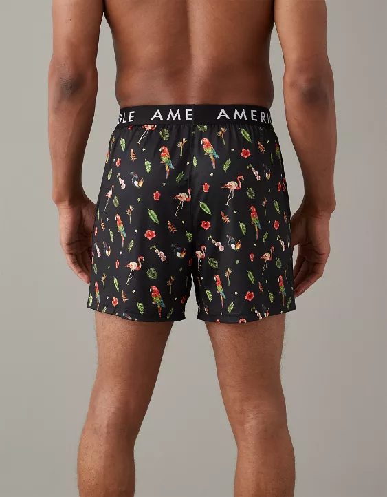 AEO Tropical Birds Ultra Soft Pocket Boxer Short - Image 2