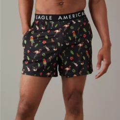 AEO Tropical Birds Ultra Soft Pocket Boxer Short