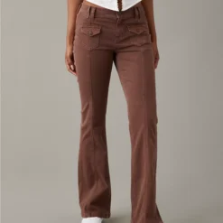 AE Stretch Low-Rise Relaxed Flare Pant