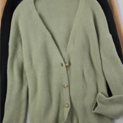 AE Oversized Button-Front Cardigan