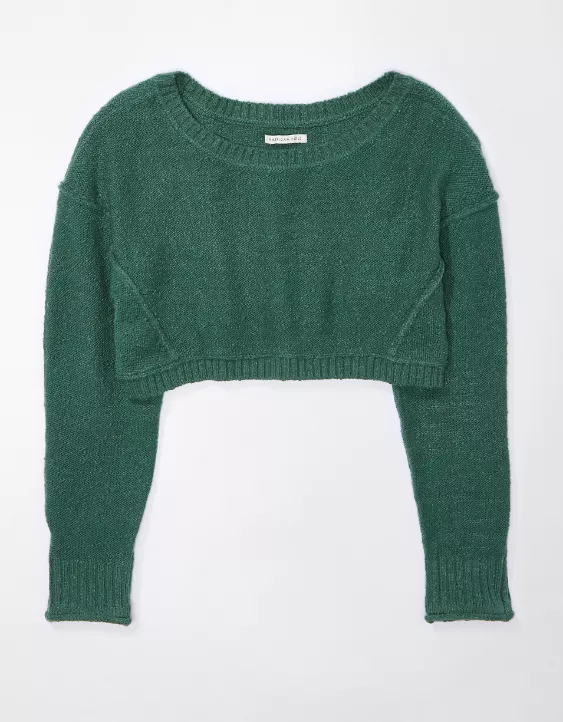 AE Slouchy Cropped Sweater - Image 3