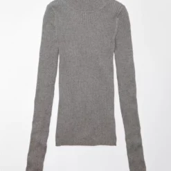 AE Ribbed Mock Neck Sweater