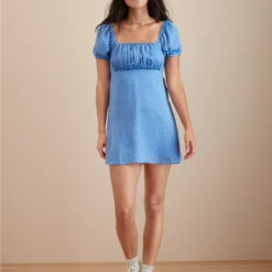 AE Puff Sleeve Babydoll Mini