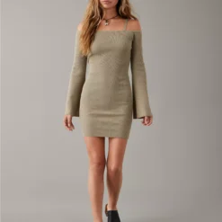 AE Off-The-Shoulder Sweater Dress