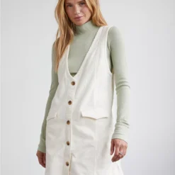 AE Corduroy Pinafore Dress