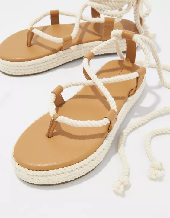 AE Rope Lace-Up Sandal - Image 3
