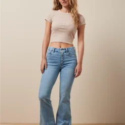 AE Luxe Super High-Waisted Flare Jean
